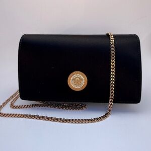 ✨ Versace La Medusa Crossbody Bag – Black Silk– New with Papers & Dust Bag ✨
